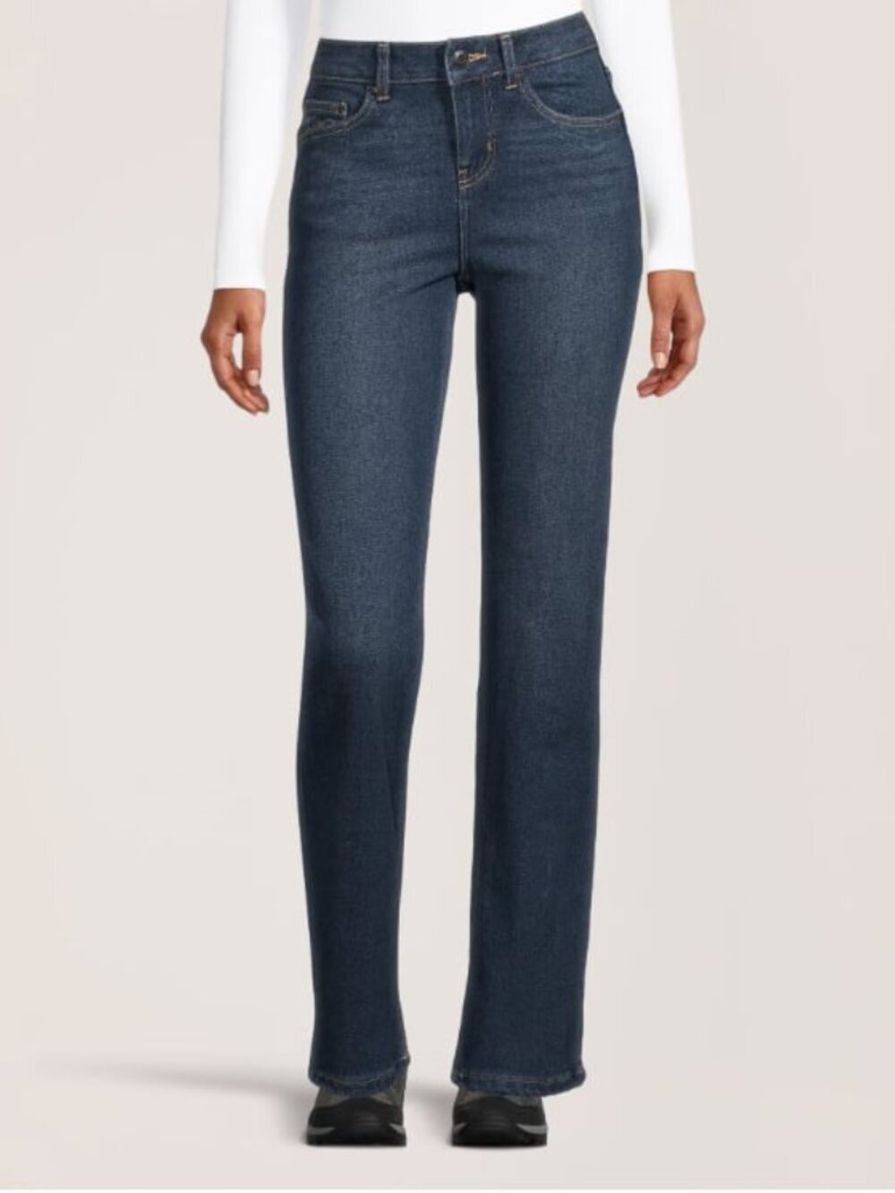 Wind River Straight Leg T-Max Fleece Lined Dark Wash Jeans